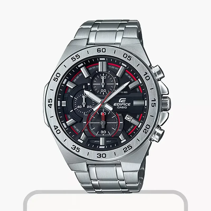 Casio Edifice Men’s Watch Chronograph Silver-tone | EFR-564D-1AV